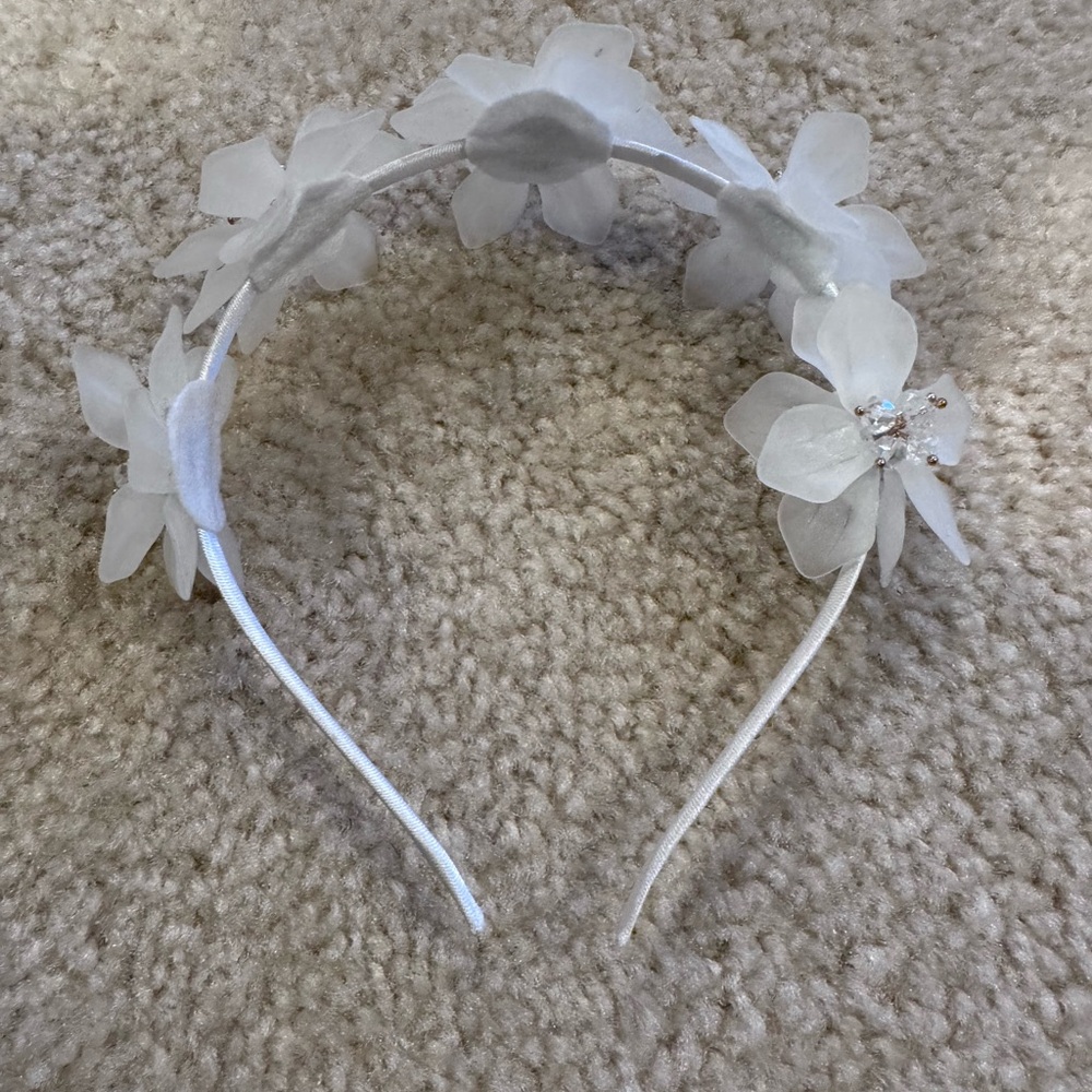 Windsor Wedding Floral White Headband
